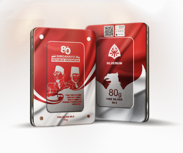 Silverium Kemerdakaan ke80 Series 80 Gram